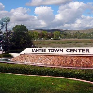 Santee, CA town center 