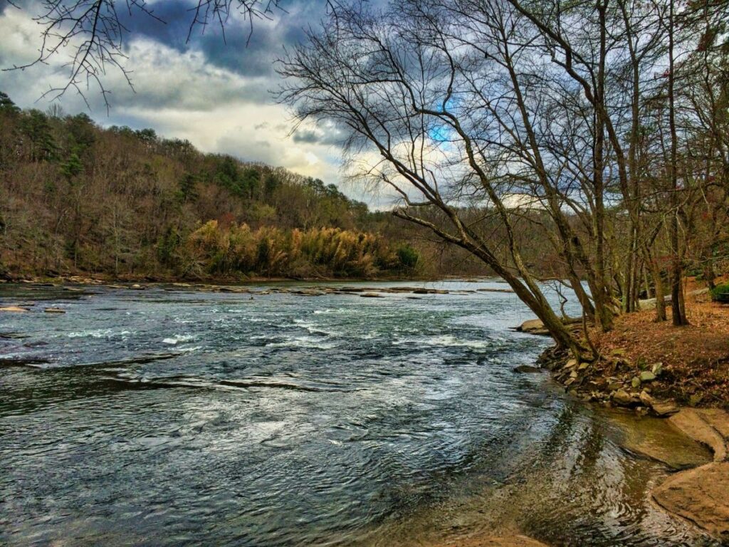 river side view in Georgia